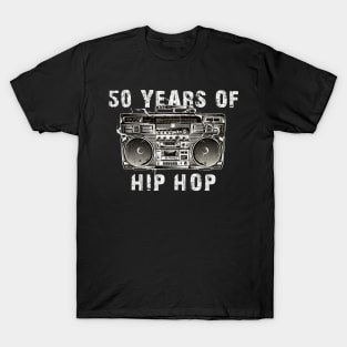 Vintage 50 Years of Hip Hop Radio T-Shirt